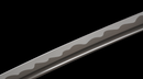 Phantom Shinobi Tactical Sword (Limited) — high-carbon steel, Black ridged handle, gold ring, black textured sheath, holes