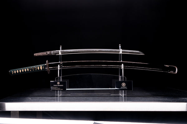 Antique Japanese Sword Wakizashi by Shinano no Kami Fujiwara Daidō - Tokubetsu Hozon Token