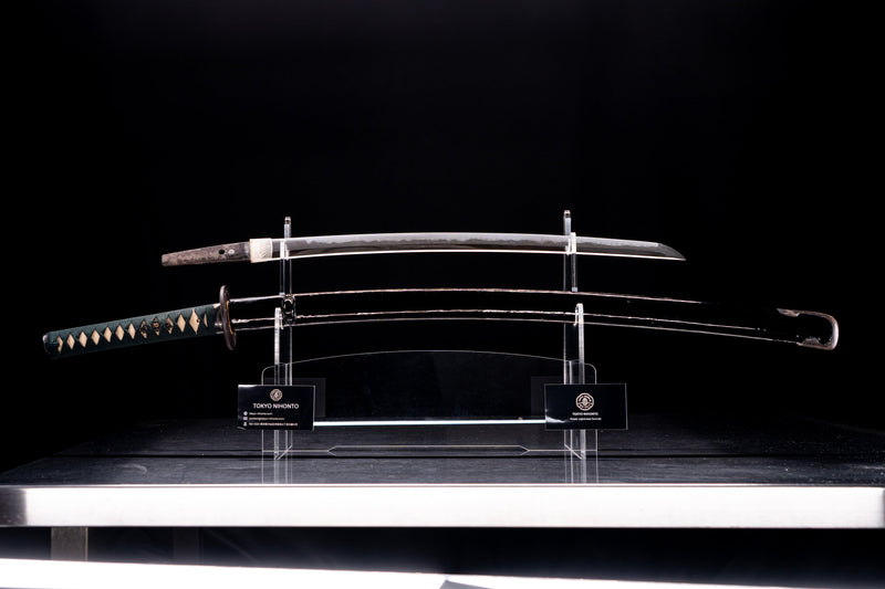 Antique Japanese Sword Wakizashi by Shinano no Kami Fujiwara Daidō - Tokubetsu Hozon Token