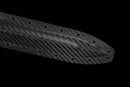 Carbon Viper Short Sword — high-carbon steel, Black patterned handle, black carbon fiber sheath