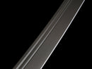 Shadow Fang Tactical Machete Sword — high-carbon steel, Black textured grip, black textured sheath, belt clip