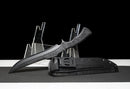 Apex Predator Kukri Sword — DLC Edition — Black molded handle, black textured sheath, belt clip