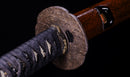 Antique Japanese Katana Sword signed Jumyo with Reddish Koshirae