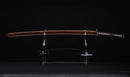 Antique Japanese Katana Sword signed Jumyo with Reddish Koshirae