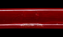 Antique Japanese Katana Sword with Red Saya and Gold Fukurin Momiji Tsuba — Tamahagane