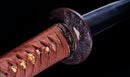 Antique Japanese Katana Sword signed Kojima Katsumasa with Iron Landscape Tsuba — Tamahagane