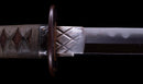 Antique Japanese Katana Sword, Waterfowl Tsuba signed Awataguchi — Tamahagane