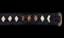 Antique Japanese Katana Sword with Gold-Inlaid Iron Tsuba, Attributed to Chikuzen Nobukuni — NBTHK Hozon
