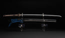 Antique Japanese Katana Sword with Karakusa Tsuba, signed Chōshū Fujiwara Kiyoshige — NBTHK Hozon