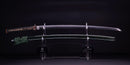 Antique Japanese Katana Sword signed Seki-ju Kaneyoshi with Beautiful Green Saya.