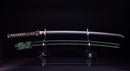 Antique Japanese Katana Sword signed Seki-ju Kaneyoshi with Beautiful Green Saya.