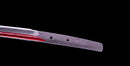 Antique Japanese Katana Sword with Red lacquered Groove