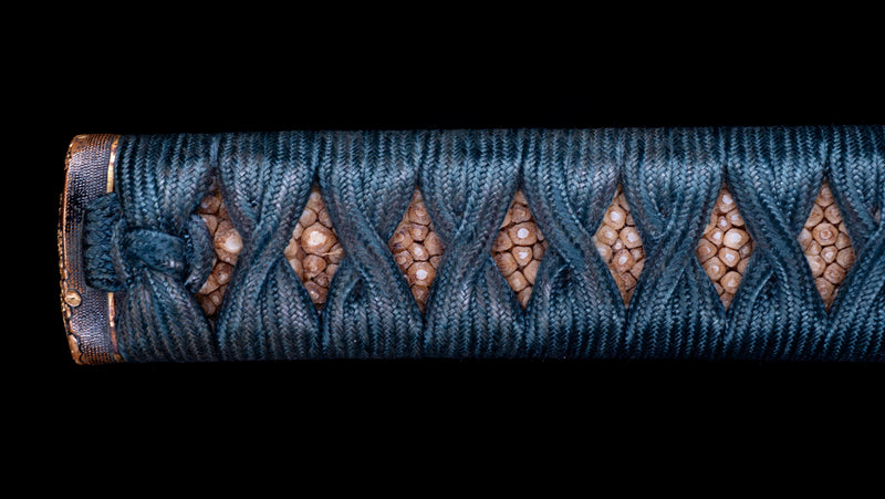 Antique Japanese Katana Rounded Kakugata Tsuba - Late Muromachi