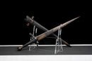 Morgul-Blade of the Witch-king - Lord of the Rings Sword — Manganese, Black wrapped grip, dark metal guard/pommel, decorated