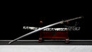 Fubuki Katana - — T10 Steel, Black/white cord handle, silver speckled sheath, matching cord.