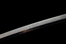 Fubuki Katana - — T10 Steel, Black/white cord handle, silver speckled sheath, matching cord.