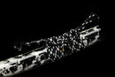 Fubuki Katana - — T10 Steel, Black/white cord handle, silver speckled sheath, matching cord.