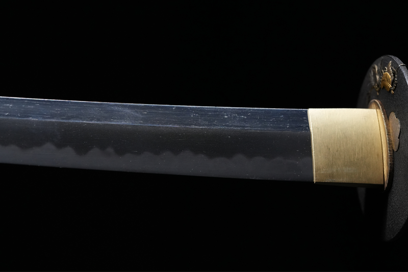 Antique Japanese Sword Katana by Tachibana Munehiro with Golden Koshirae